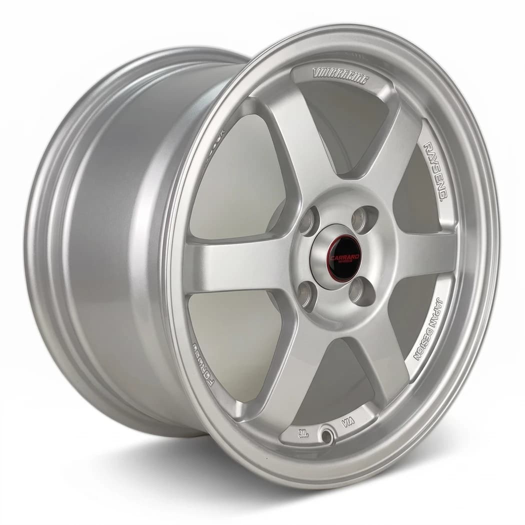 Kit 4 Rodas Carraro / Aro 15x7.0 (4x100) ET38 Mod. Tsukuba