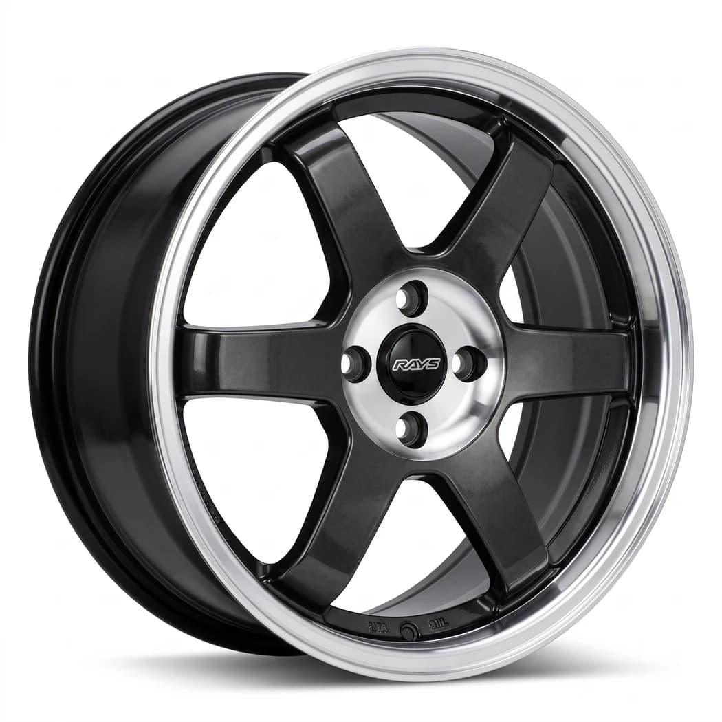 Kit 4 Rodas 5FIVEX / Aro 17x9.0 (4x100) ET40 Mod. TE 37