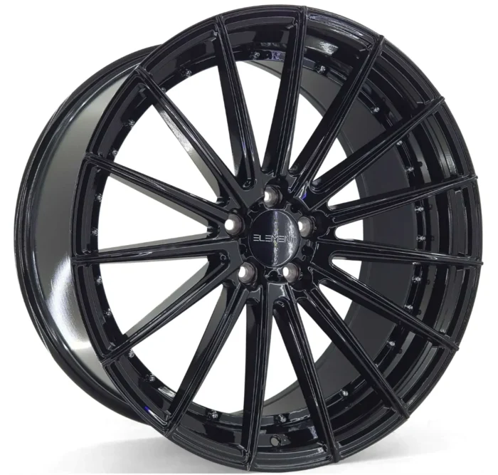 4 RODAS ZEUS MODELO ELEMENT EL15 / ARO 22 / 2 TALAS / (5X114) ET35/40 - Imagem 1