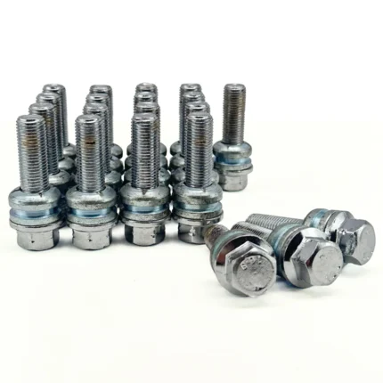 20 Parafusos Esférico de Aço Cromado / Rosca 14x1,5 Chave 19