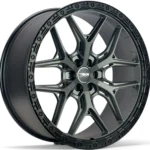 Cor: Grafite fosco borda preta