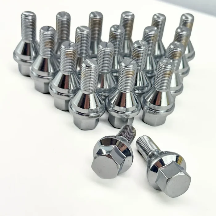 20 Parafusos Cônico de Aço Reforçado/ Rosca 12x1,25 Chave 17 - Imagem 1