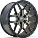 Cor: Bronze fosco borda preta