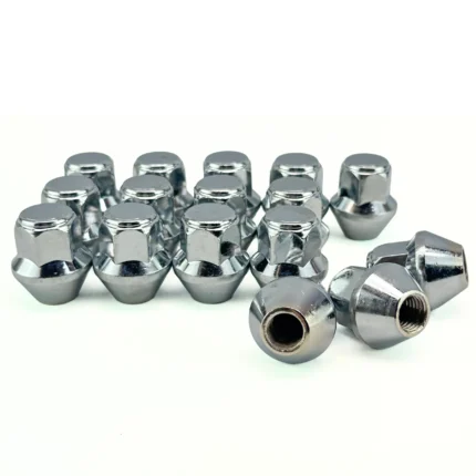 24 Porcas Cônico de Aço Reforçado / Rosca 12x1,5 Chave 19