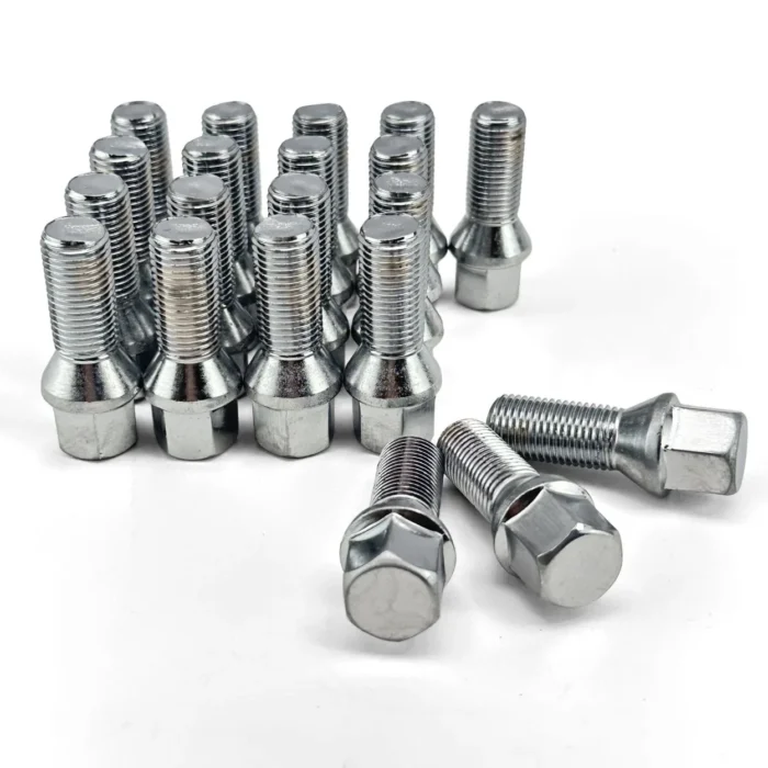 16 Parafusos Cônico de Aço Cromado / Rosca 14x1,5 Chave 17 - Imagem 1