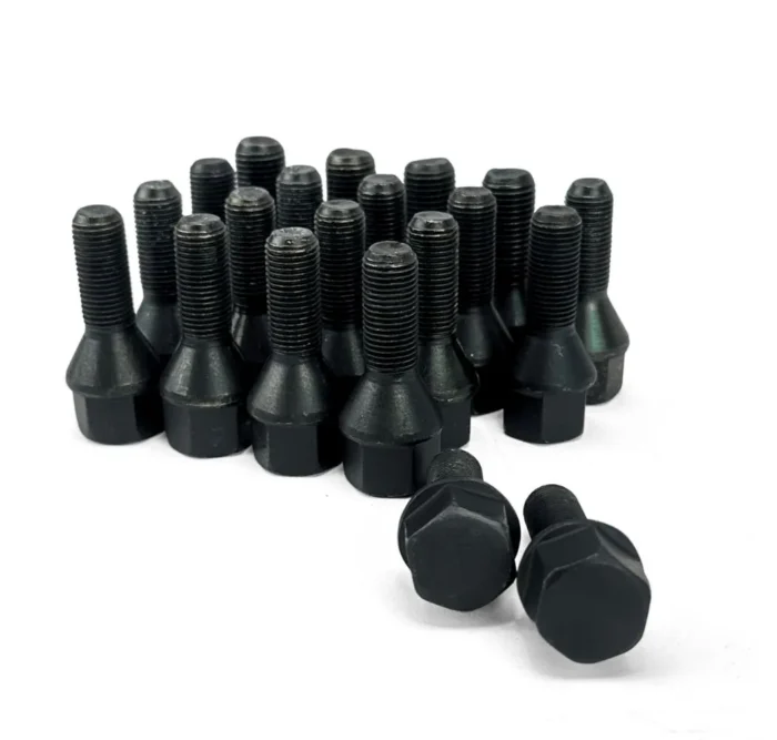 20 Parafusos Cônico Black / Rosca 14x1,5 Chave 17 - Imagem 1
