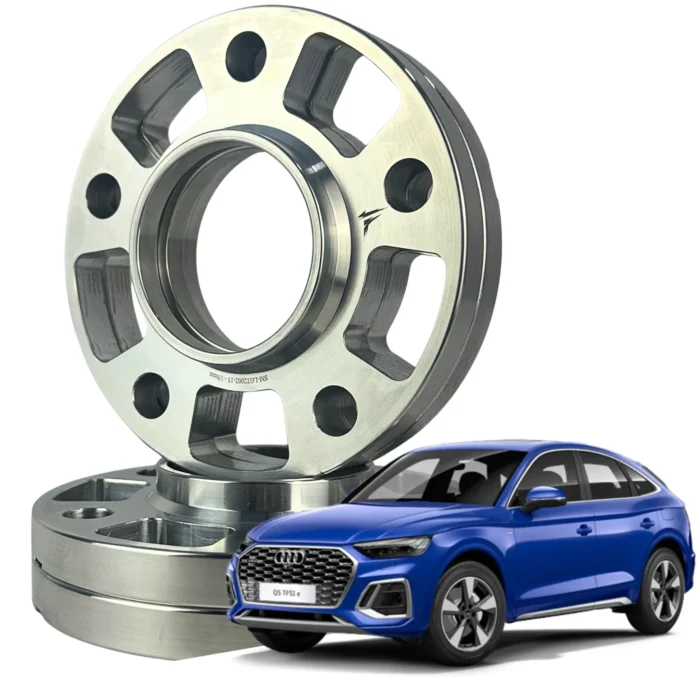 4 Espaçadores de Roda 12/15mm + Parafusos / Audi Q5 (5X112) - Imagem 1