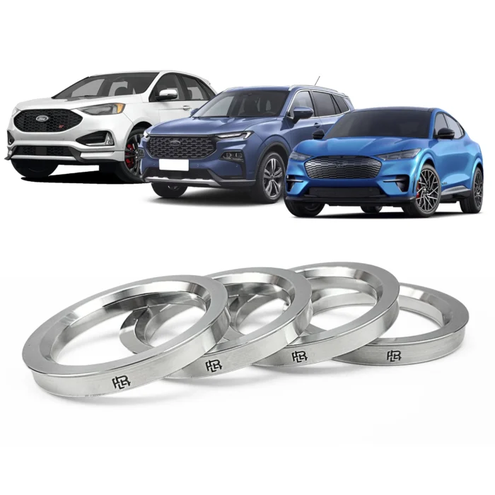 Jg 4 Aneis Centralizador De Roda em Aluminio Ford 63.4 - Imagem 1