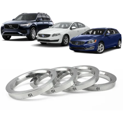 Jg 4 Aneis Centralizador De Roda em Aluminio Volvo 63.4