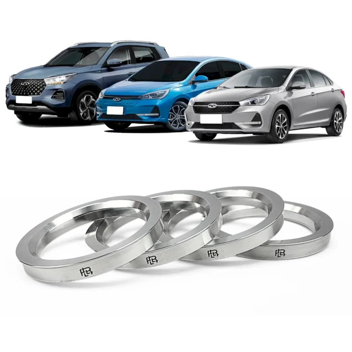 Jg 4 Aneis Centralizador De Roda em Aluminio Caoa 60.1 - Imagem 1