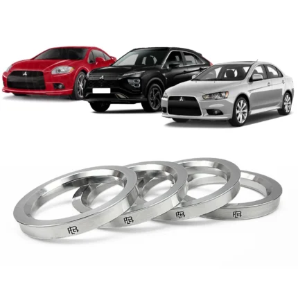 Jg 4 Aneis Centralizador De Roda em Aluminio Mitsubishi 67.1