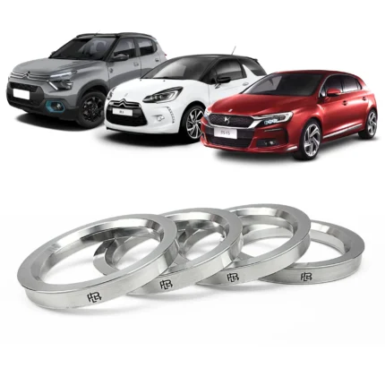 Jg 4 Aneis Centralizador De Roda em Aluminio Citroen 65,1